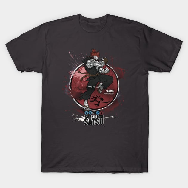 AKUMA: SHUN GOKU SATSU - BLACK T-Shirt by JF Penworks